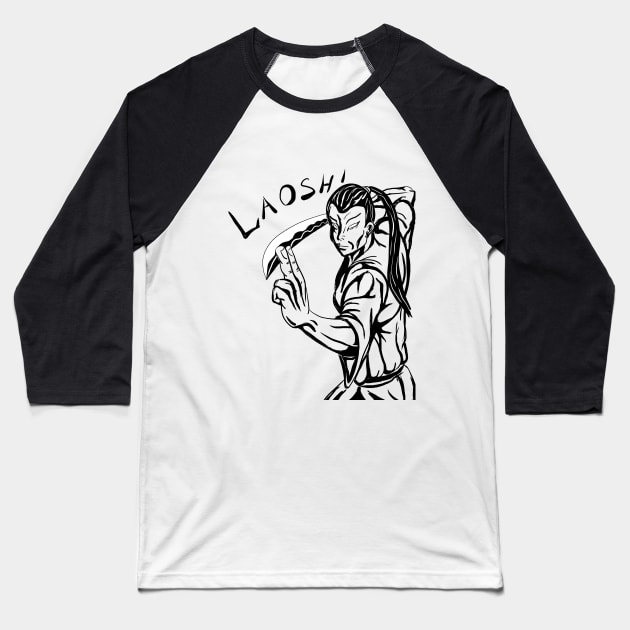 My name ist "Laoshi" Baseball T-Shirt by dikloni